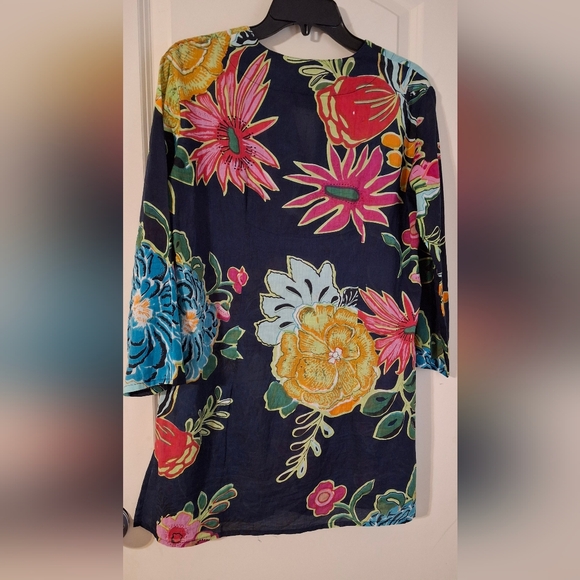 Blue navy kailua kikisol tunic - Picture 3 of 5